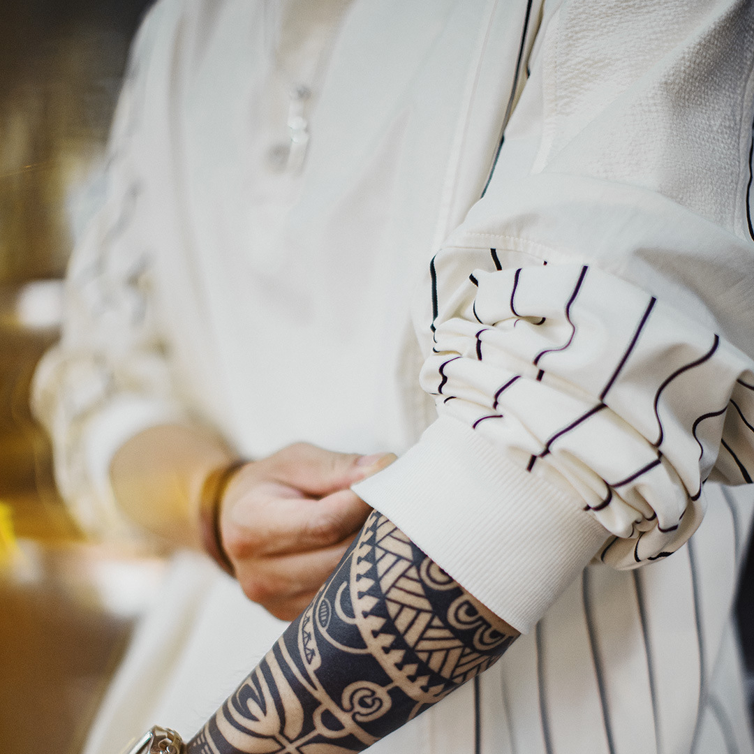 美式棒球印花polo衫拼接套頭刺繡襯衫純棉衛衣長袖男夏秋