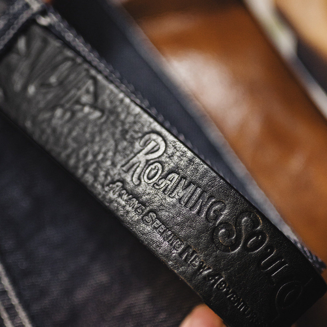 美式復古黃銅釦頭皮帶頭層牛皮腰帶單針真皮褲腰帶男款