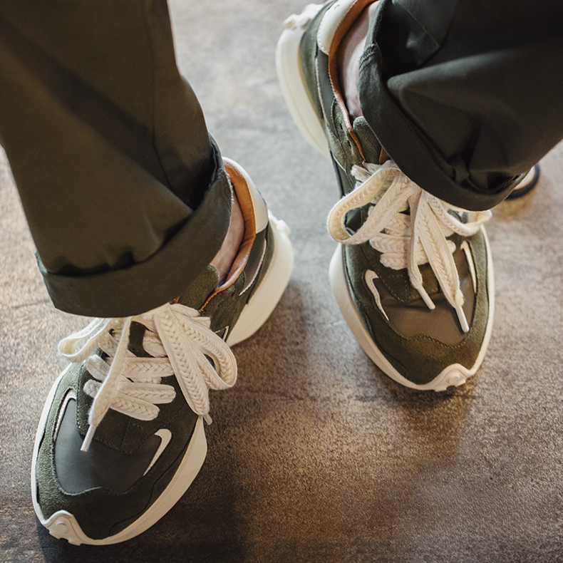 復古老爹鞋男2024秋季新款運動慢跑鞋潮牌高級感百搭休閒鞋