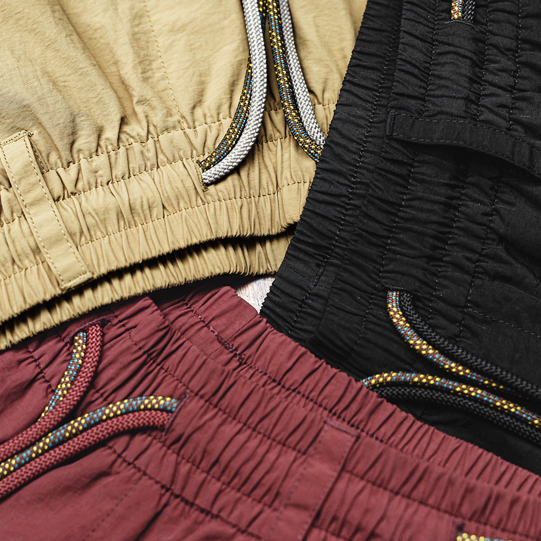 美式山系傘兵褲戶外薄款塔絲隆直筒機能休閒長褲子男士春