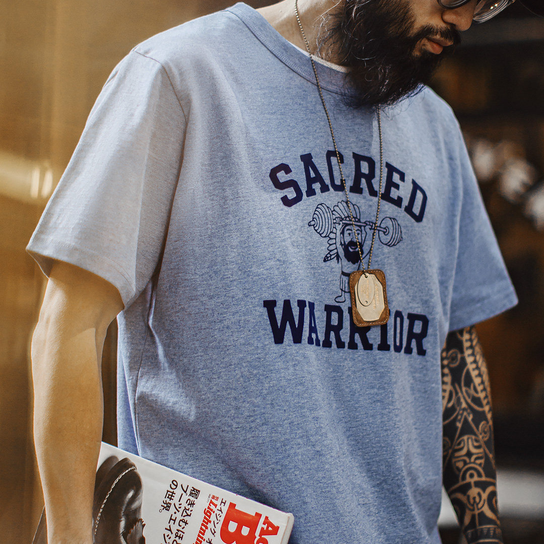 美式復古印花植絨T恤純棉小衆休閒粉色寬鬆短袖男款夏季