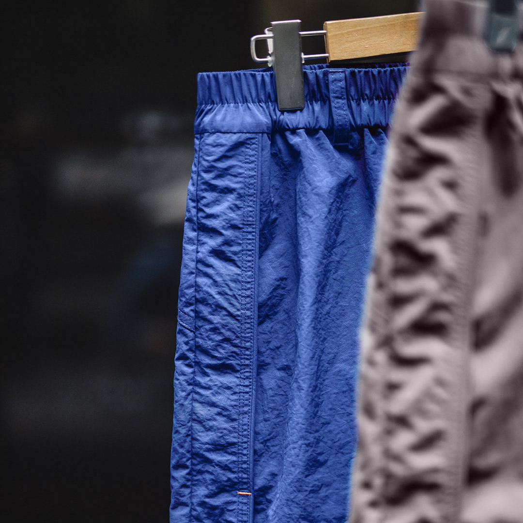 美式塔絲隆山系束腳傘兵褲直筒闊腿薄款寬鬆休閒褲子男春