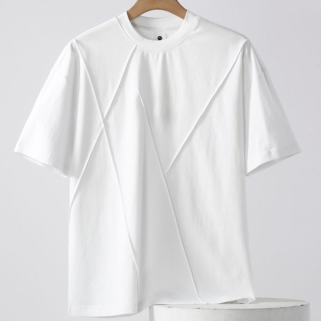 重磅美式短袖T恤男夏季2025新款寬鬆男士體恤涼感薄款上衣潮