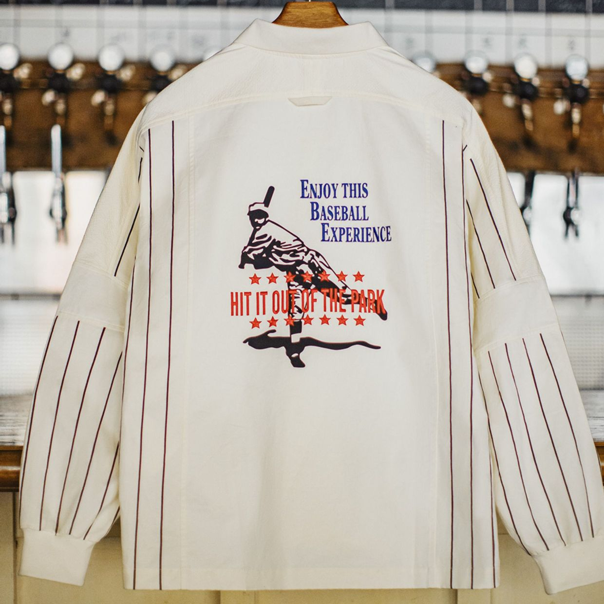 美式棒球印花polo衫拼接套頭刺繡襯衫純棉衛衣長袖男夏秋