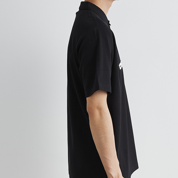 簡約短袖polo衫男夏季2025新款時尚拼接寬鬆休閒半袖t恤