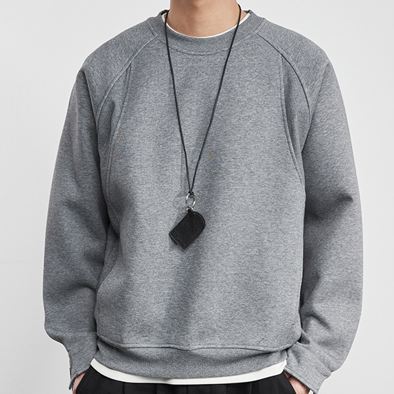 格序秋冬新款套頭加絨拼接衛衣百搭情侶復古日系寬鬆潮流