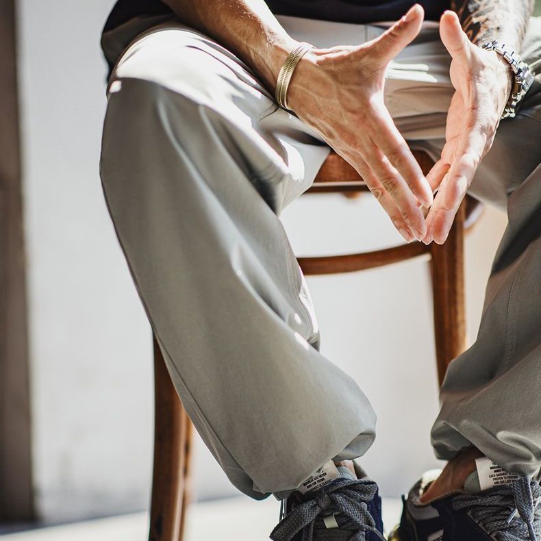 美式休閒Easypants戶外防水軟殼束腳褲休閒長褲子男春