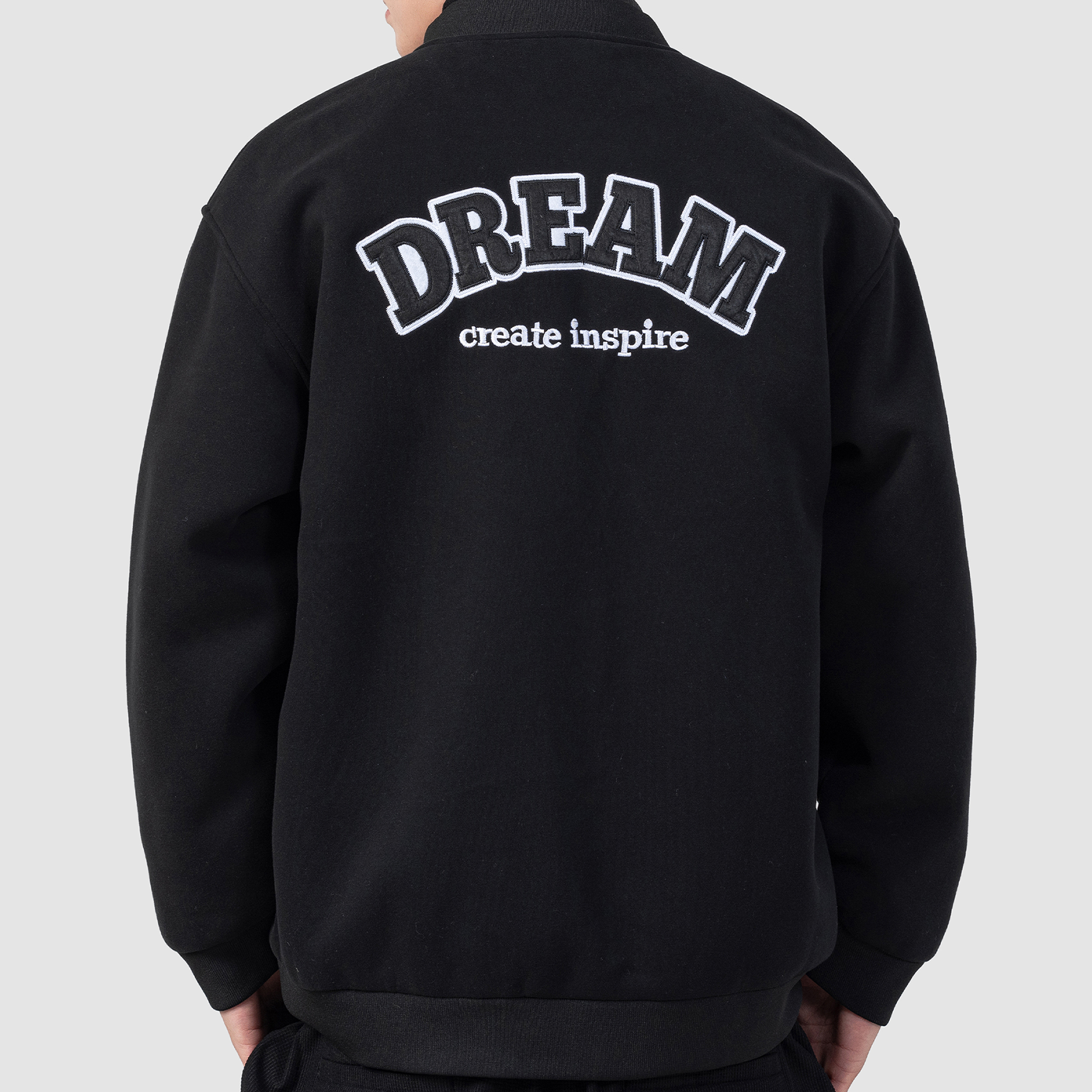 美式潮牌運動飛行員夾克情侶復古立領刺繡寬鬆棒球服男士