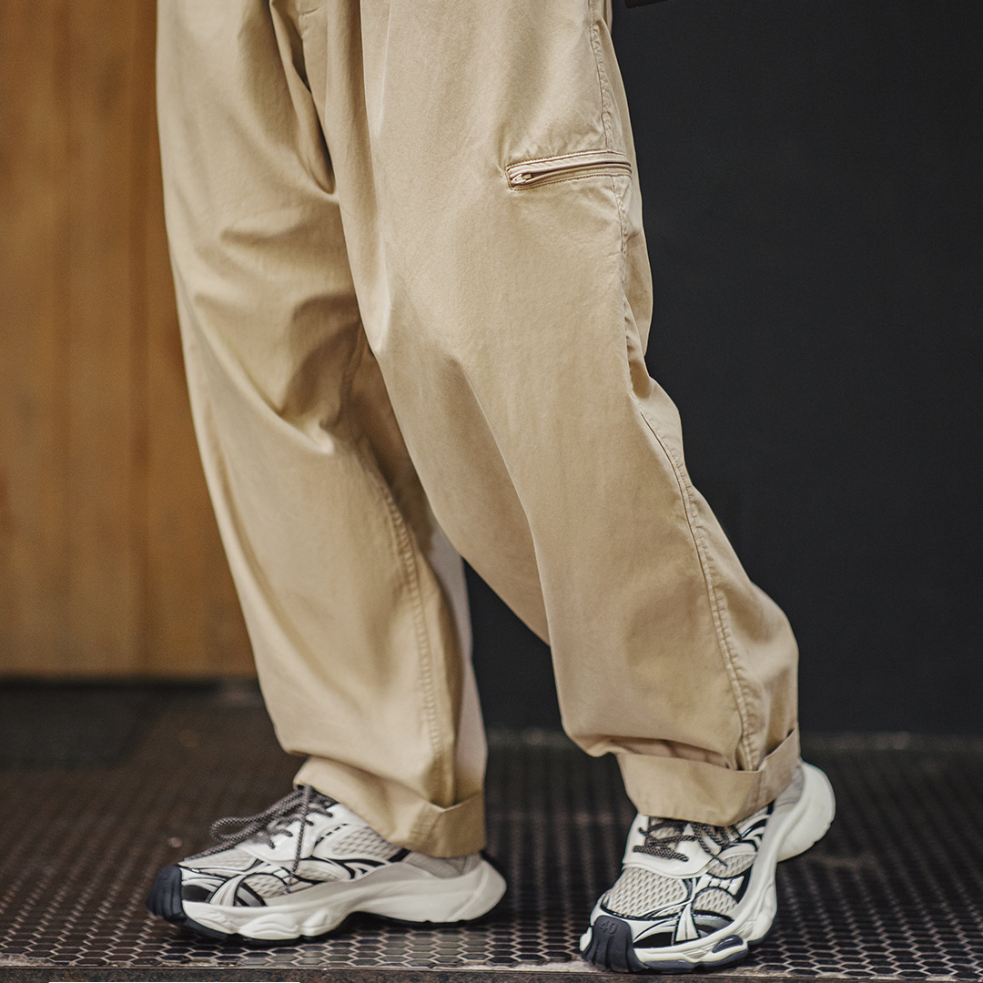 曼哈頓老爹鞋男2025秋季新款厚底網面增高白色軟底運動休閒鞋