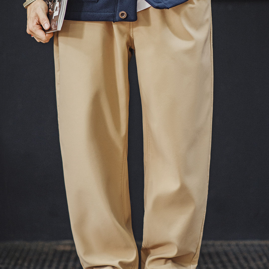 美式Easypants軟殼戶外防水休閒褲加絨束腳長褲子男秋冬