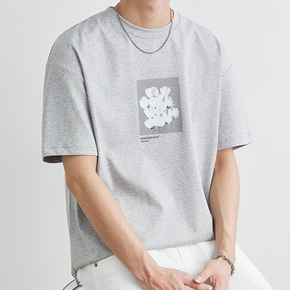 潮流印花冰感索羅娜短袖t恤男夏季2025新款防曬速幹體恤