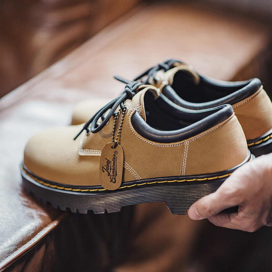 新款德比鞋夏季男士休閒軟底皮鞋厚底增高大頭棕色復古工裝鞋