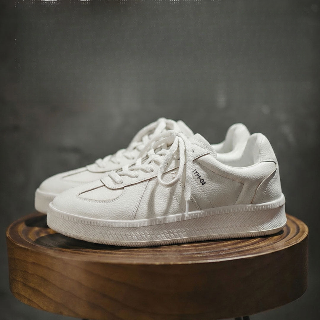 2026春季新款百搭經典小白鞋厚底德訓鞋男款潮流復古休閒板鞋