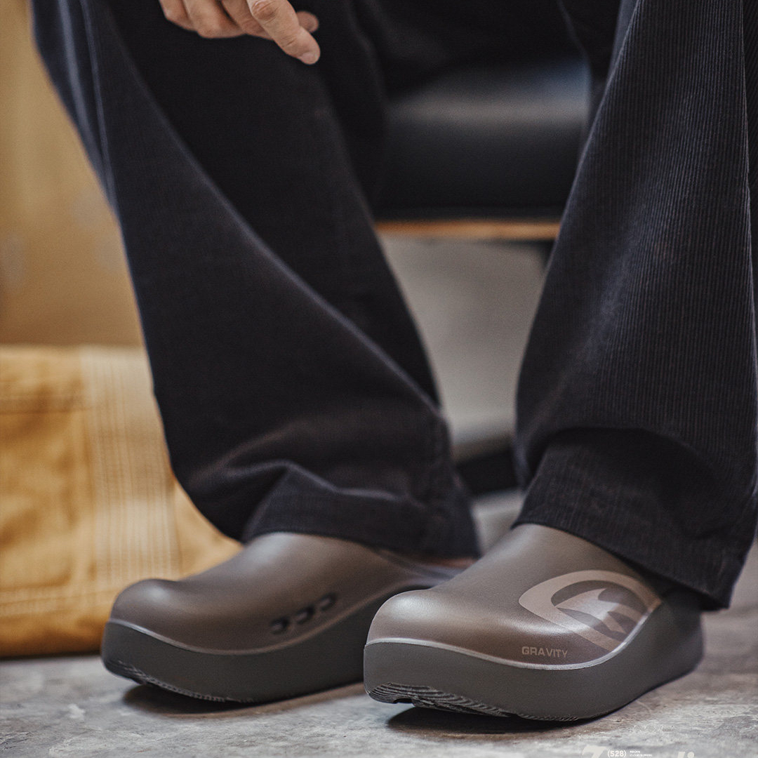 新款冬天一腳蹬休閒鞋加絨保暖辦公室全包跟厚底外穿男拖