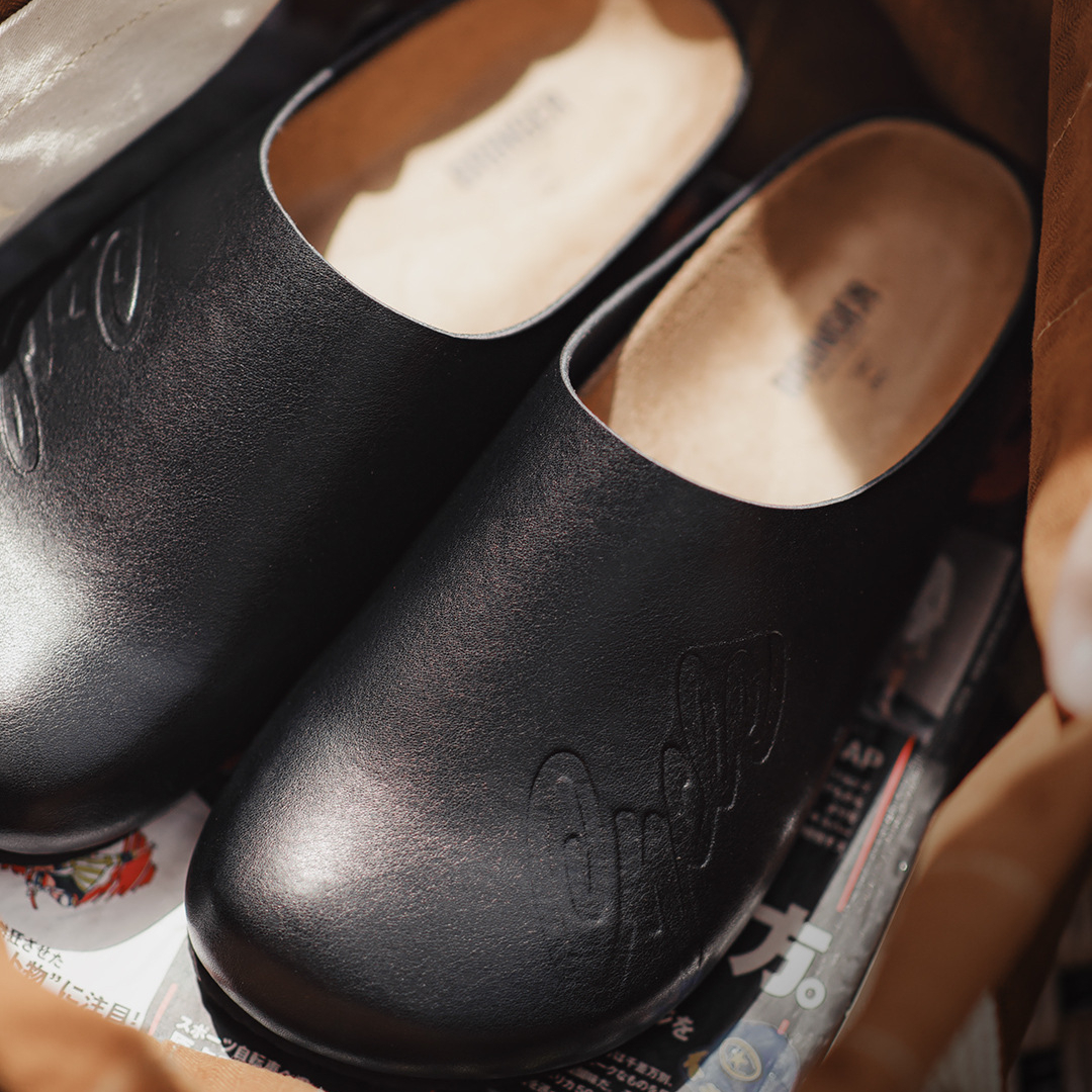 夏季新款男士穆勒鞋極簡包頭半拖老錢風一腳蹬休閒軟木底拖鞋