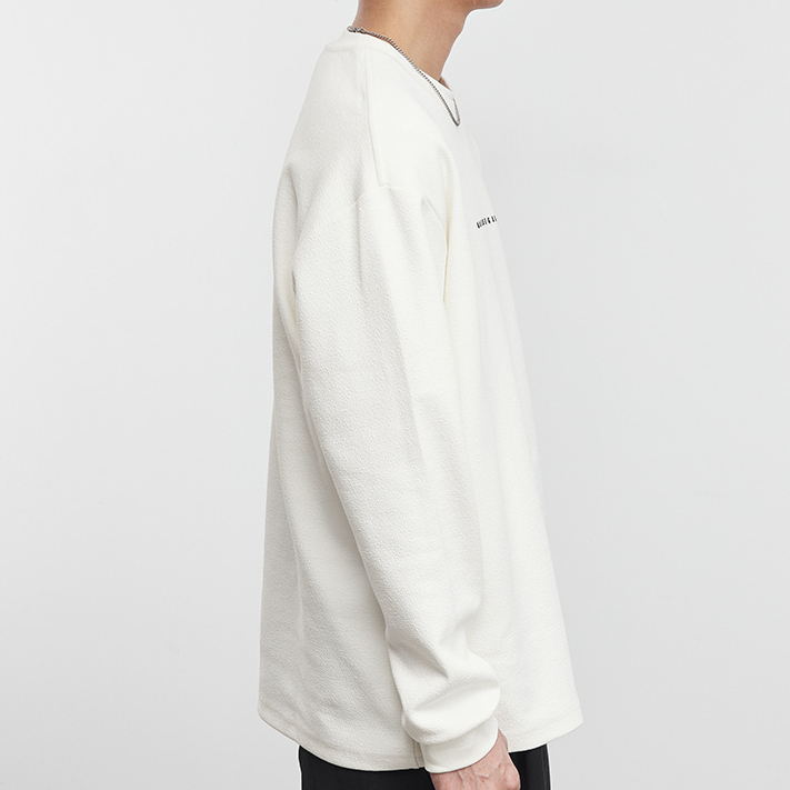 簡約字母長袖衛衣男春秋季2025新款寬鬆圓領休閒男士衛衣