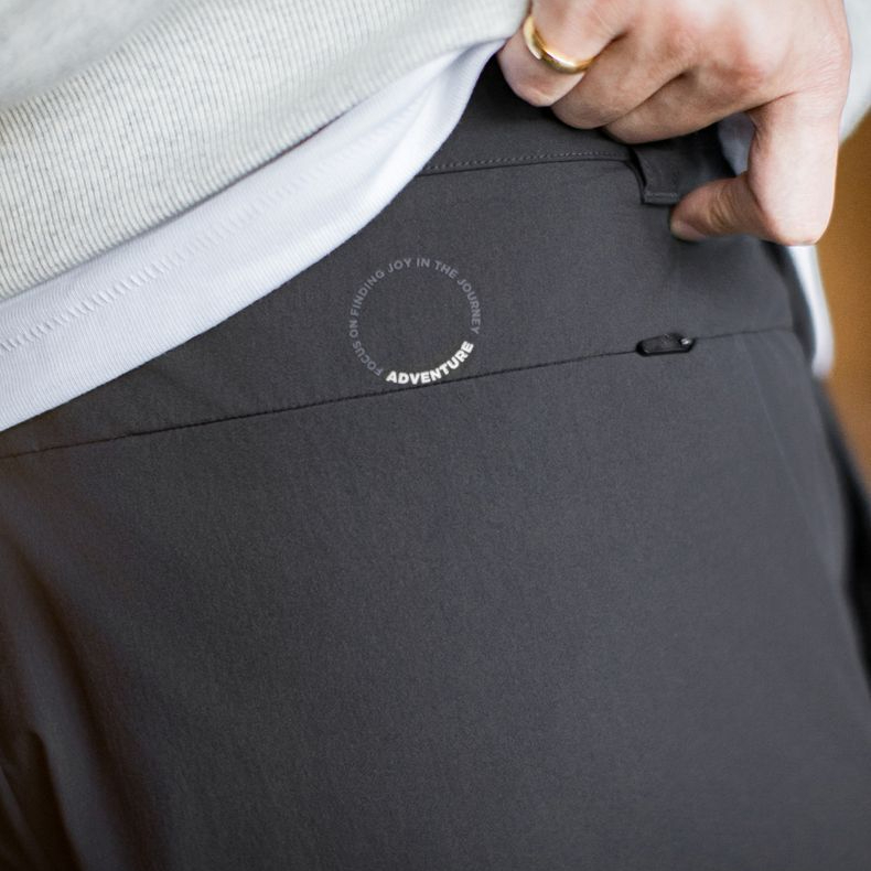 休閒西褲垂感cleanfit老錢風黑色褶皺西褲長褲子薄款男夏