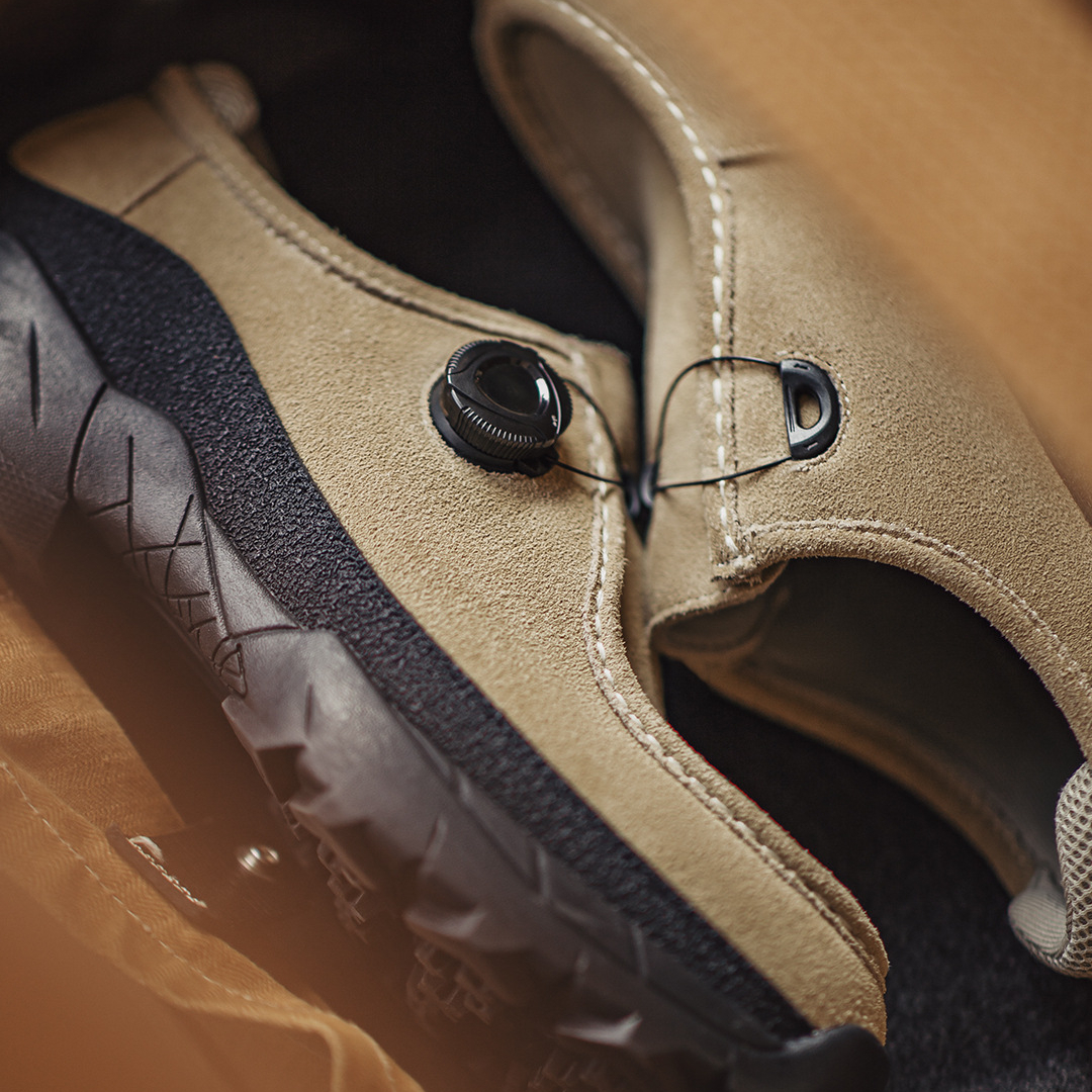 沙脊復古厚底袋鼠鞋男新款增高機能風懶人一腳蹬真皮休閒皮鞋