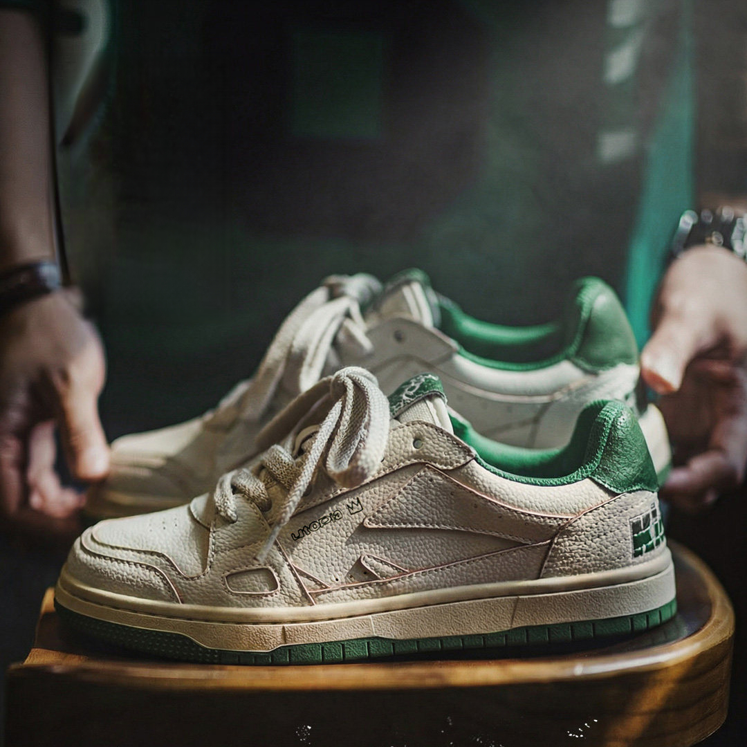 烏托邦休閒復古板鞋男2026新款百搭高級感軟底低幫潮鞋小白鞋