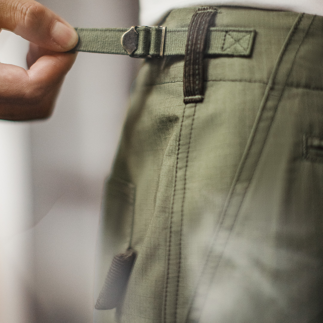 美式復古拼色伐木短褲大口袋軍綠色直筒og107五分褲男夏