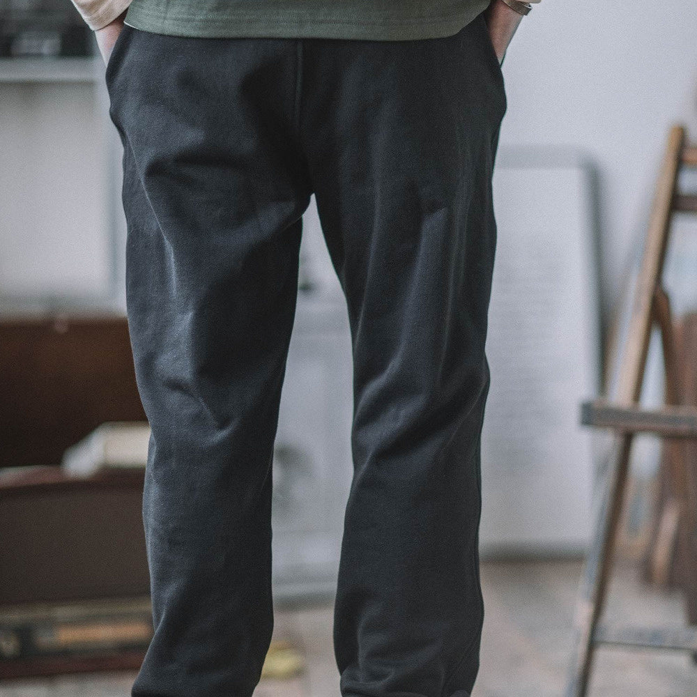 阿美咔叽軍事風衛褲男 純棉水洗束腳運動休閑褲子春