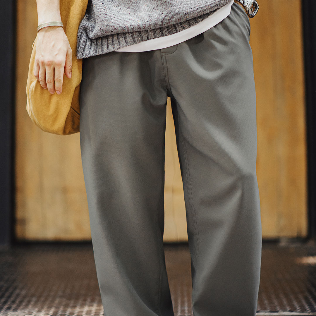 美式Easypants軟殼戶外防水休閒褲加絨束腳長褲子男秋冬