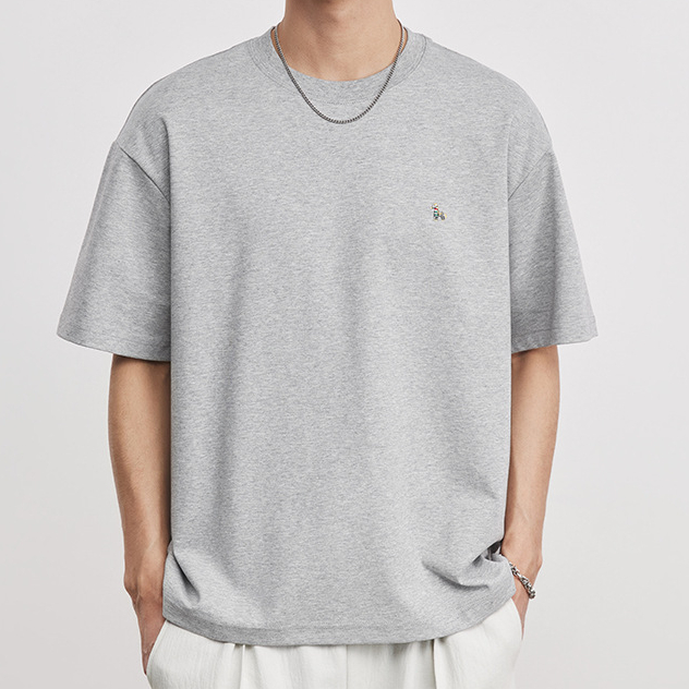 小馬卡通簡約百搭圓領短袖t恤男夏季2026新款半袖體恤上衣潮