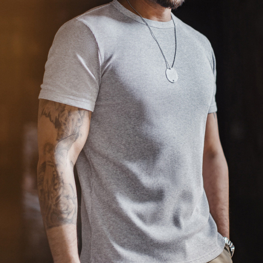 美式健身正肩收袖口短袖體能修身訓練服T恤打底衫男春夏