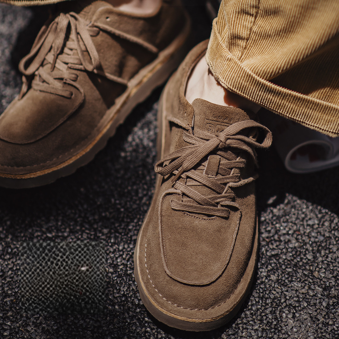 莫卡辛鞋男冬季新款休閒輕便真牛皮美式復古低幫翻毛皮工裝鞋