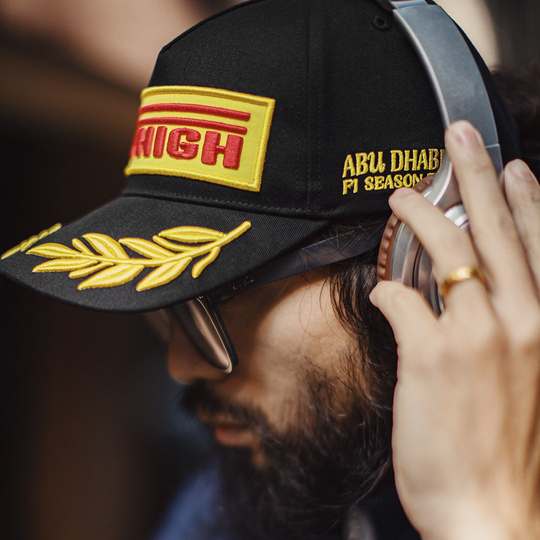 美式F1帽子冠軍刺繡平檐棒球帽黑色大頭圍鴨舌帽男款春