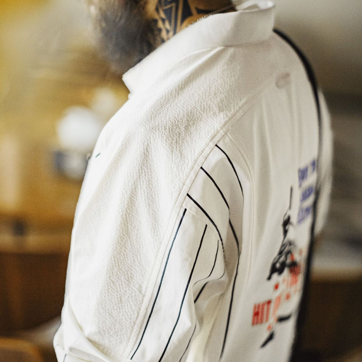 美式棒球印花polo衫拼接套頭刺繡襯衫純棉衛衣長袖男夏秋