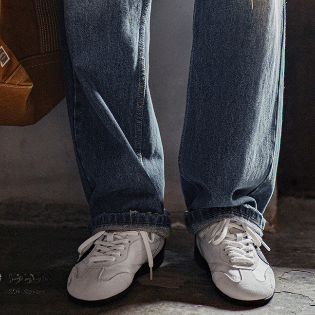 極速賽車鞋男款2025夏季新款復古透氣德訓鞋薄底運動休閒鞋子