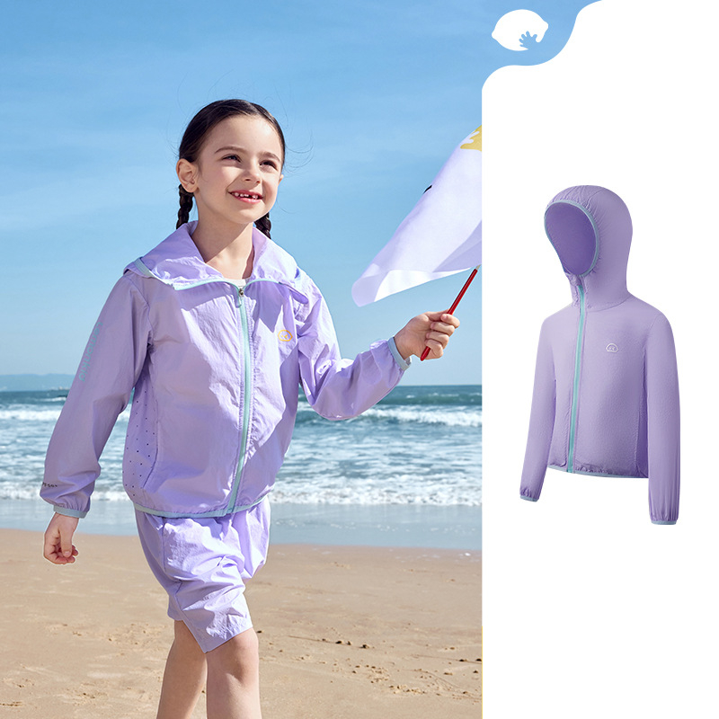 兒童原紗冰絲速乾涼感防曬服