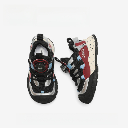 兒童秋季軟底防滑網面運動鞋