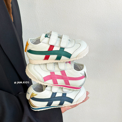 韓版兒童真皮板鞋