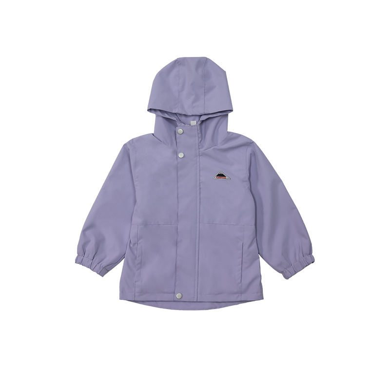 兒童連帽防風防水外套