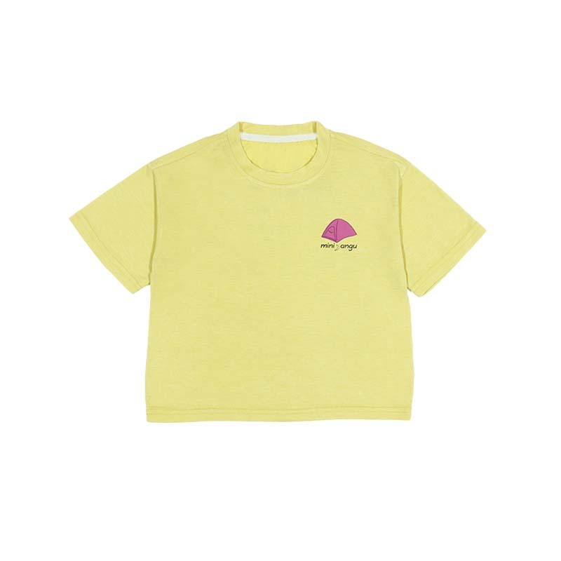 女童透氣柔軟速乾短袖t恤