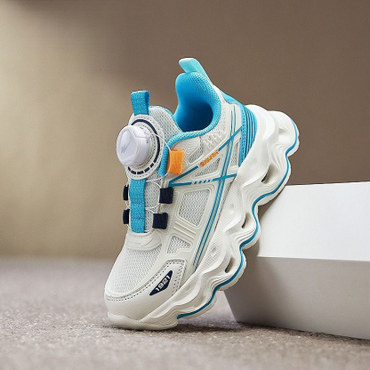 兒童新款雙網運動鞋