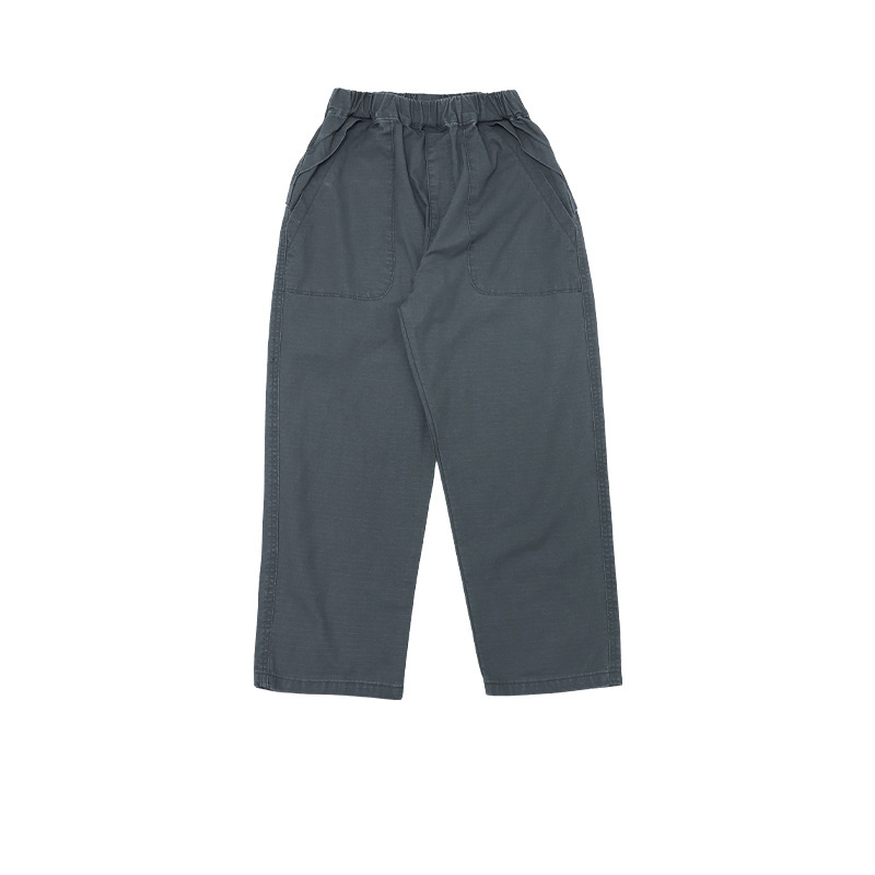 男童春季戶外防風直筒工裝運動長褲