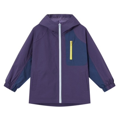 南通春秋款拼色戶外連帽上衣外套