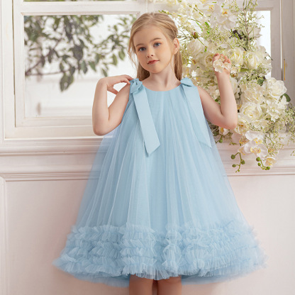 無袖公主蓬蓬裙