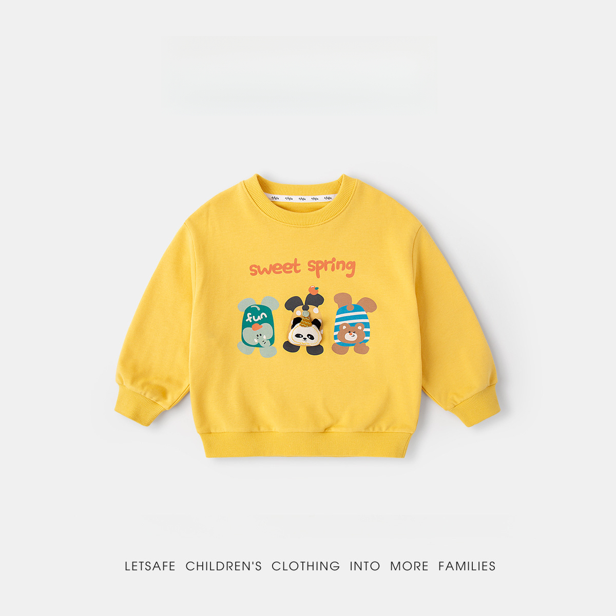 兒童春季立體卡通軟衛衣