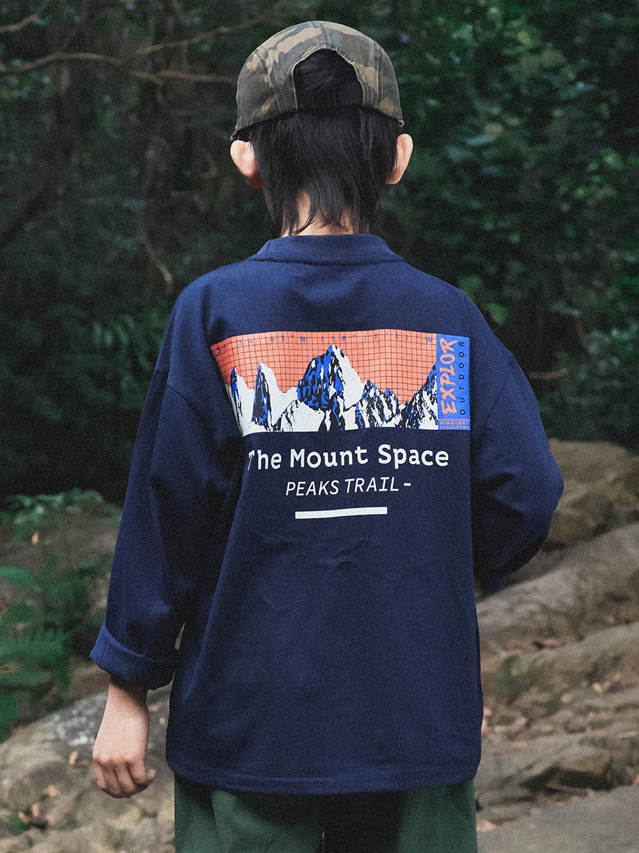 男童春季休閑圓領長袖T恤