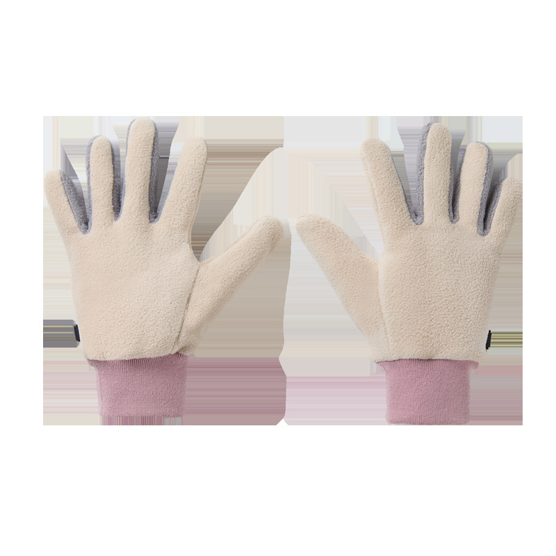 兒童冬季全包珊瑚絨防風保暖手套