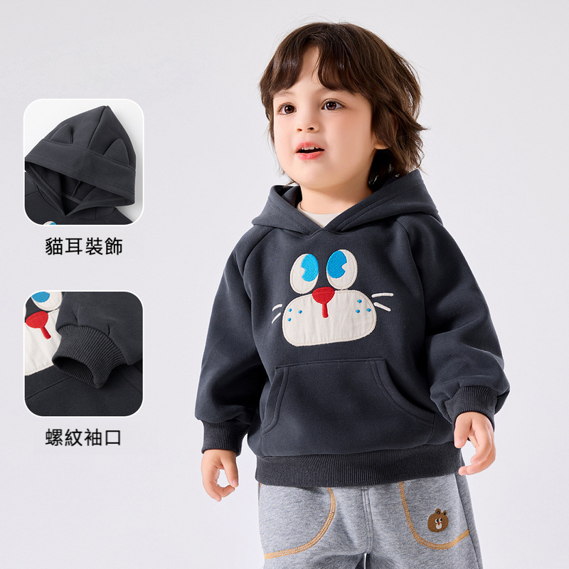 兒童連帽貓咪衛衣