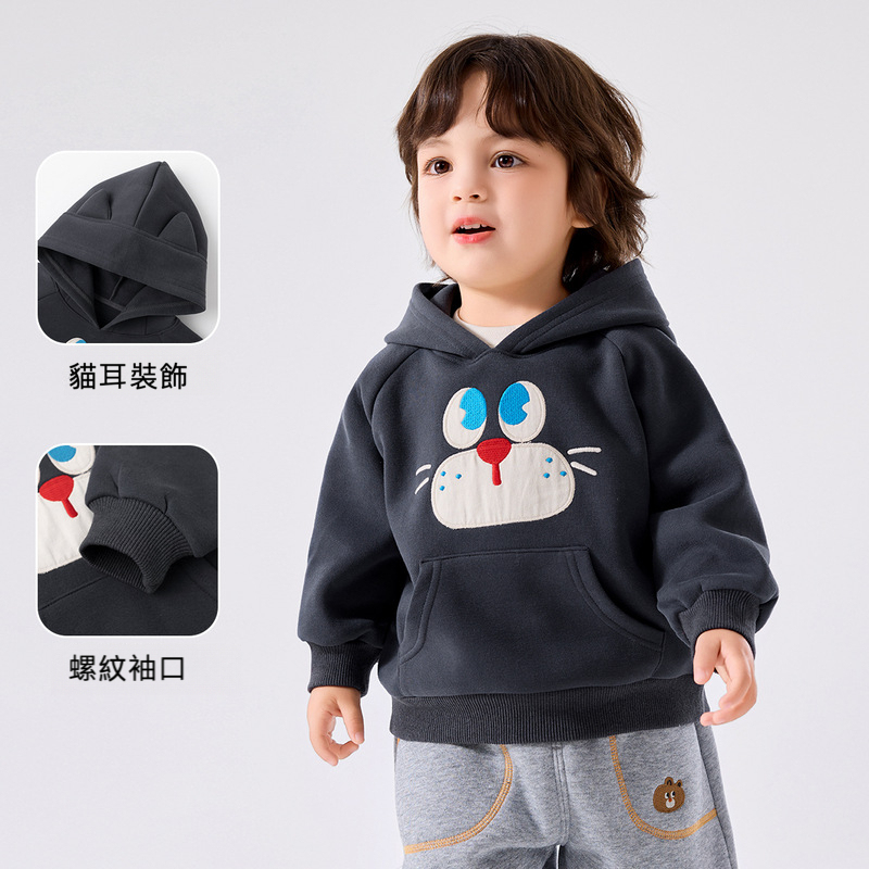 兒童連帽貓咪衛衣