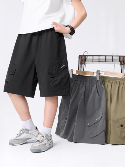 男童工裝五分褲