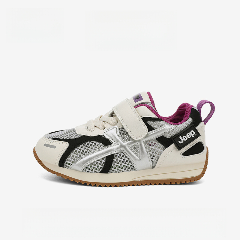 兒童春秋季透氣網面運動鞋