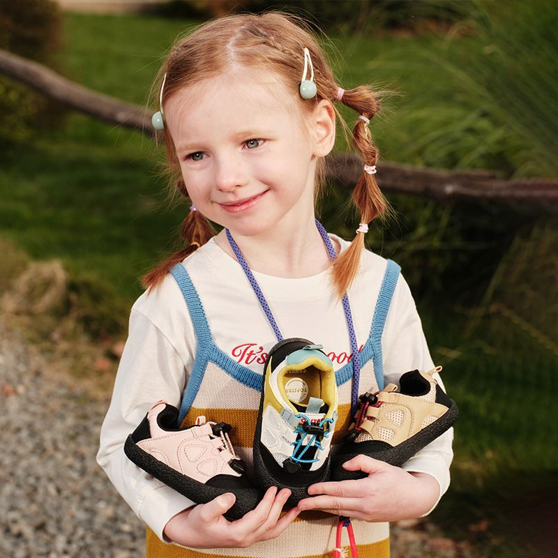 兒童春秋戶外登山運動鞋