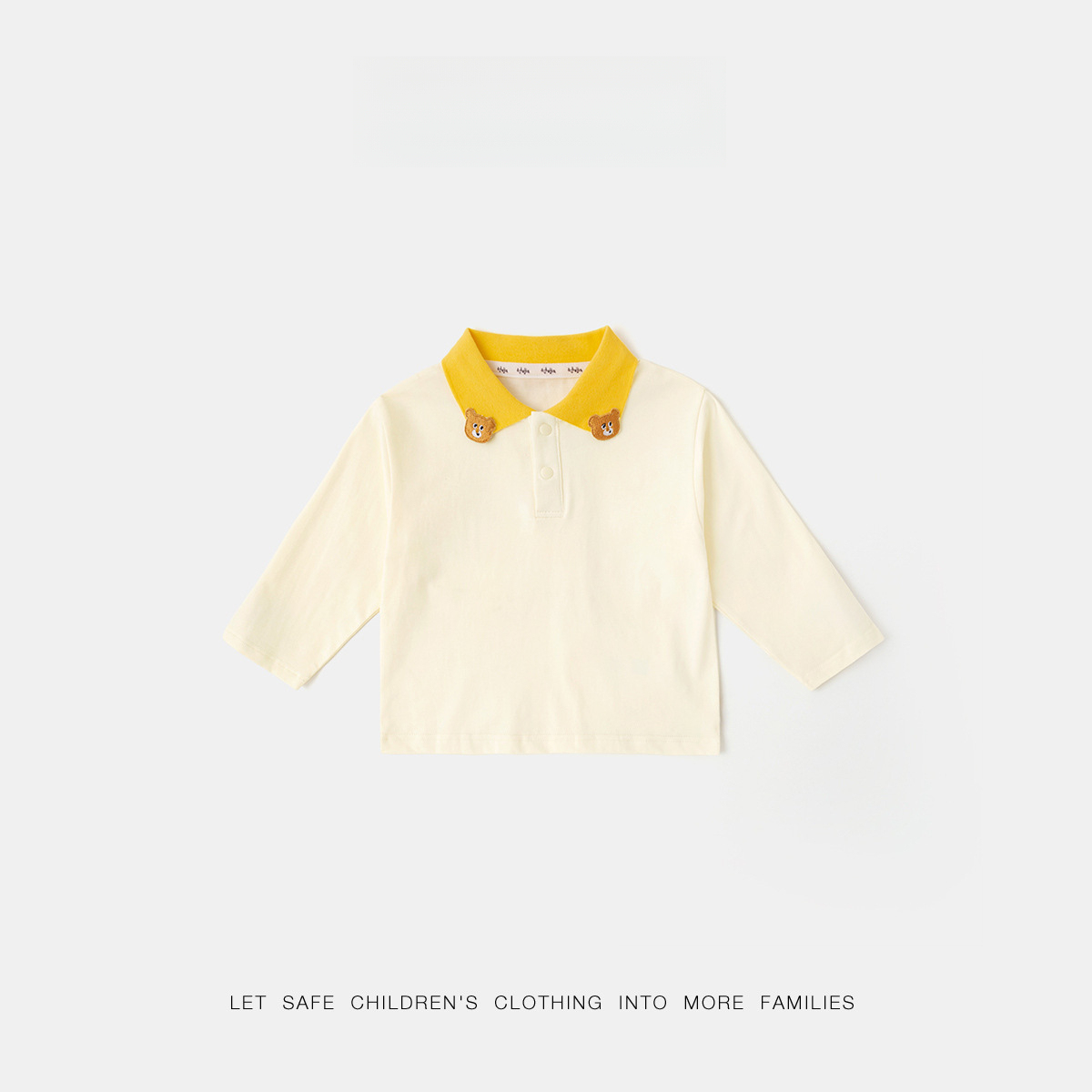 兒童POLO領長袖T恤